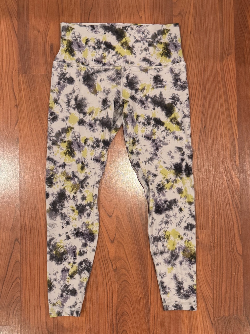 Lululemon Tie-Dye Align Leggings Lavender Grey and Green size 14